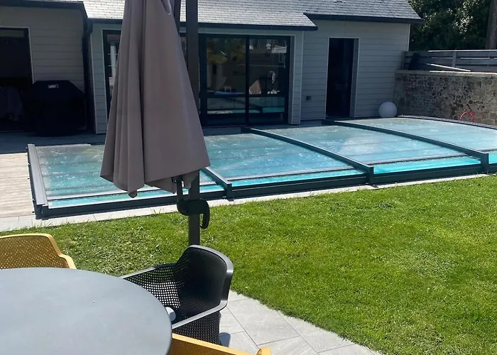 Jolie Maison Avec Piscine, Proche Mt St Michel Feriehus *